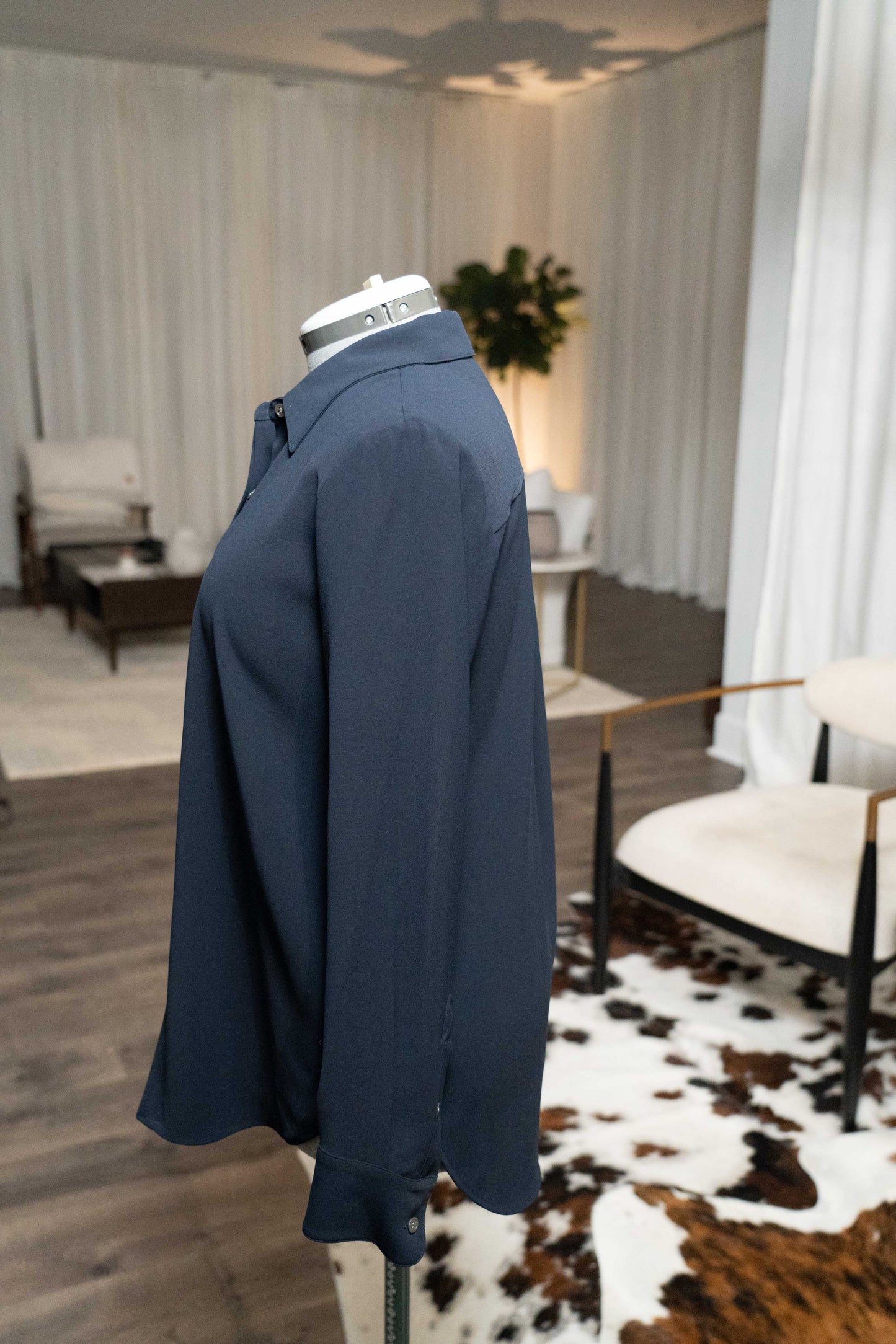 Theory Button Up Shirt (Blue)