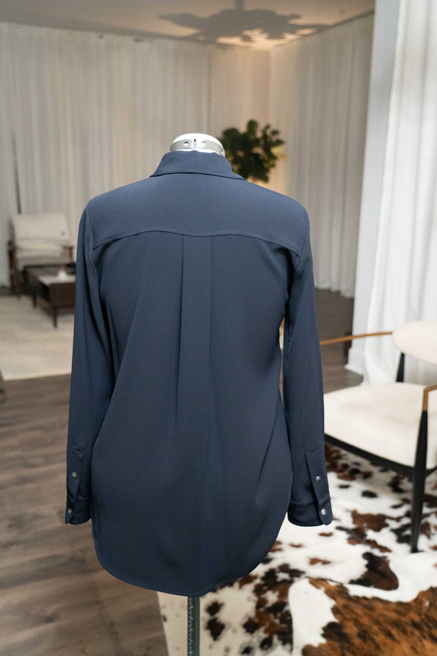 Theory Button Up Shirt (Blue)