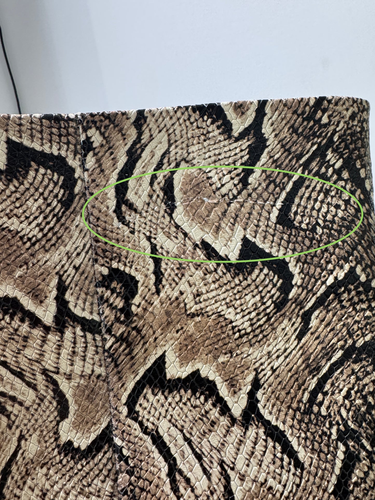 Vince Camuto Wide Calf Snake Print Boots - Size 8