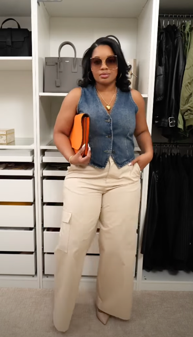 Zara Denim Vest ( size XXL)