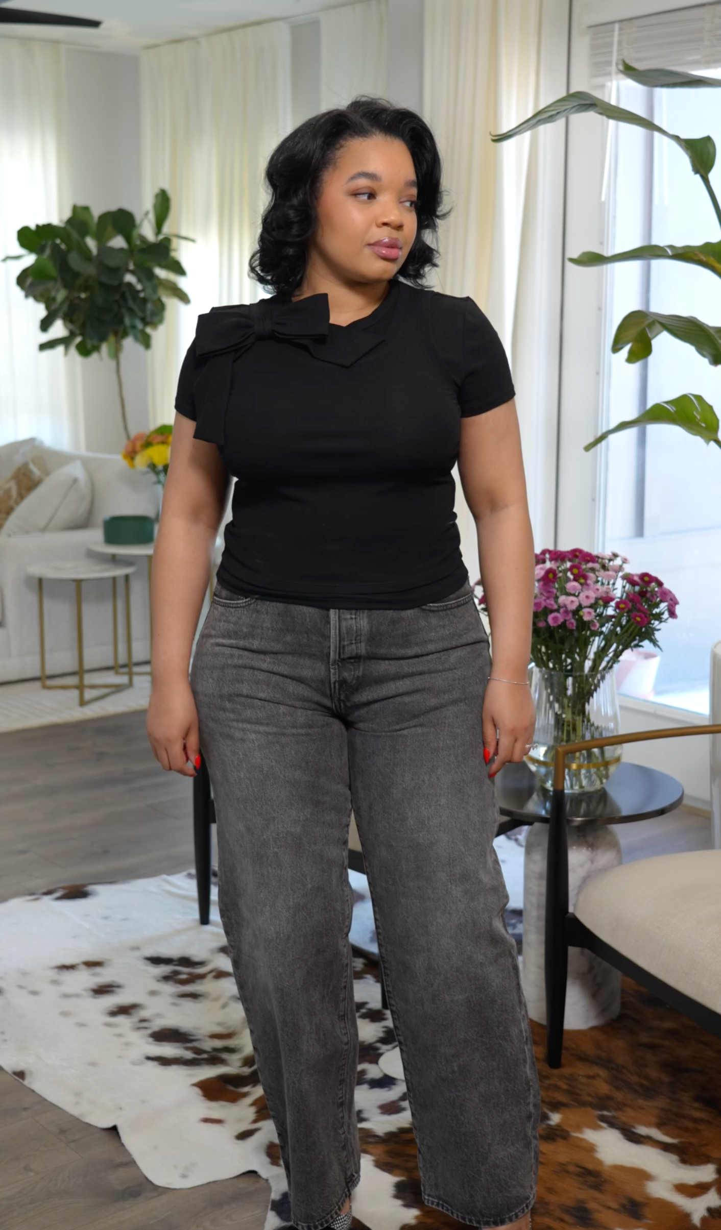 Baby Tee w/ Bow (XXL)