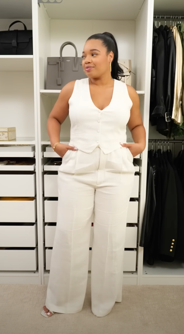 Lulus Linen Vest - XL