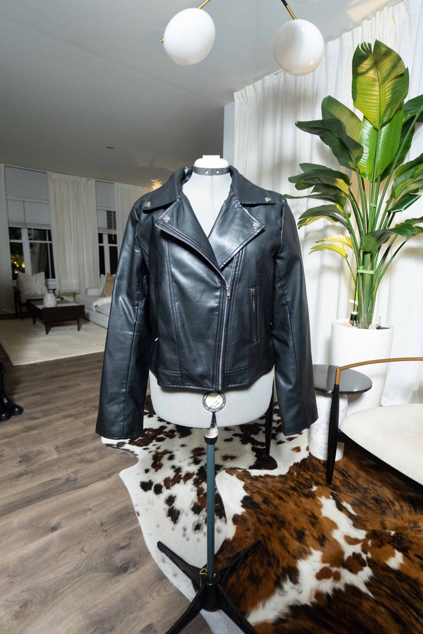 Lulus Faux Leather Moto Jacket