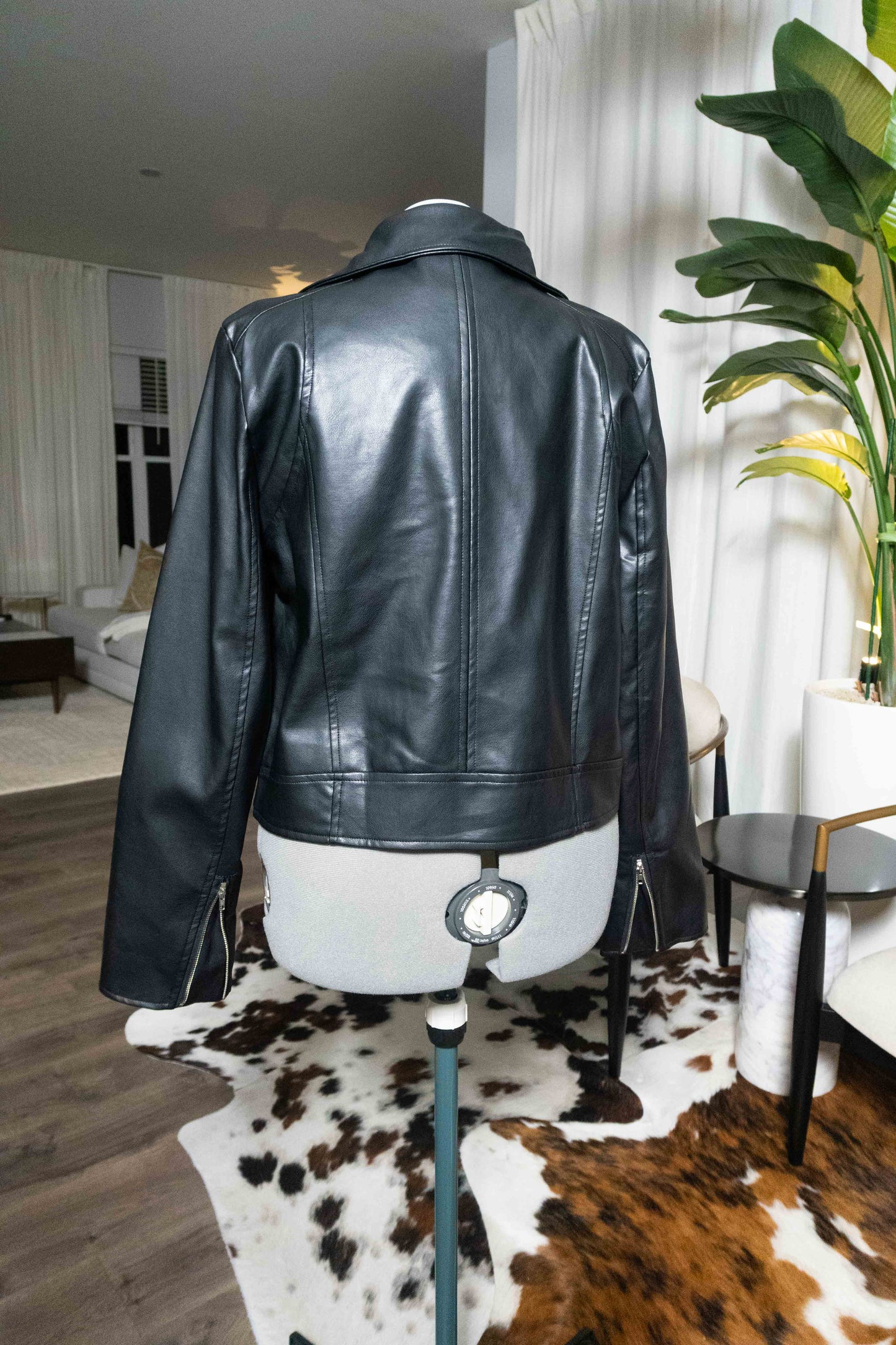Lulus Faux Leather Moto Jacket