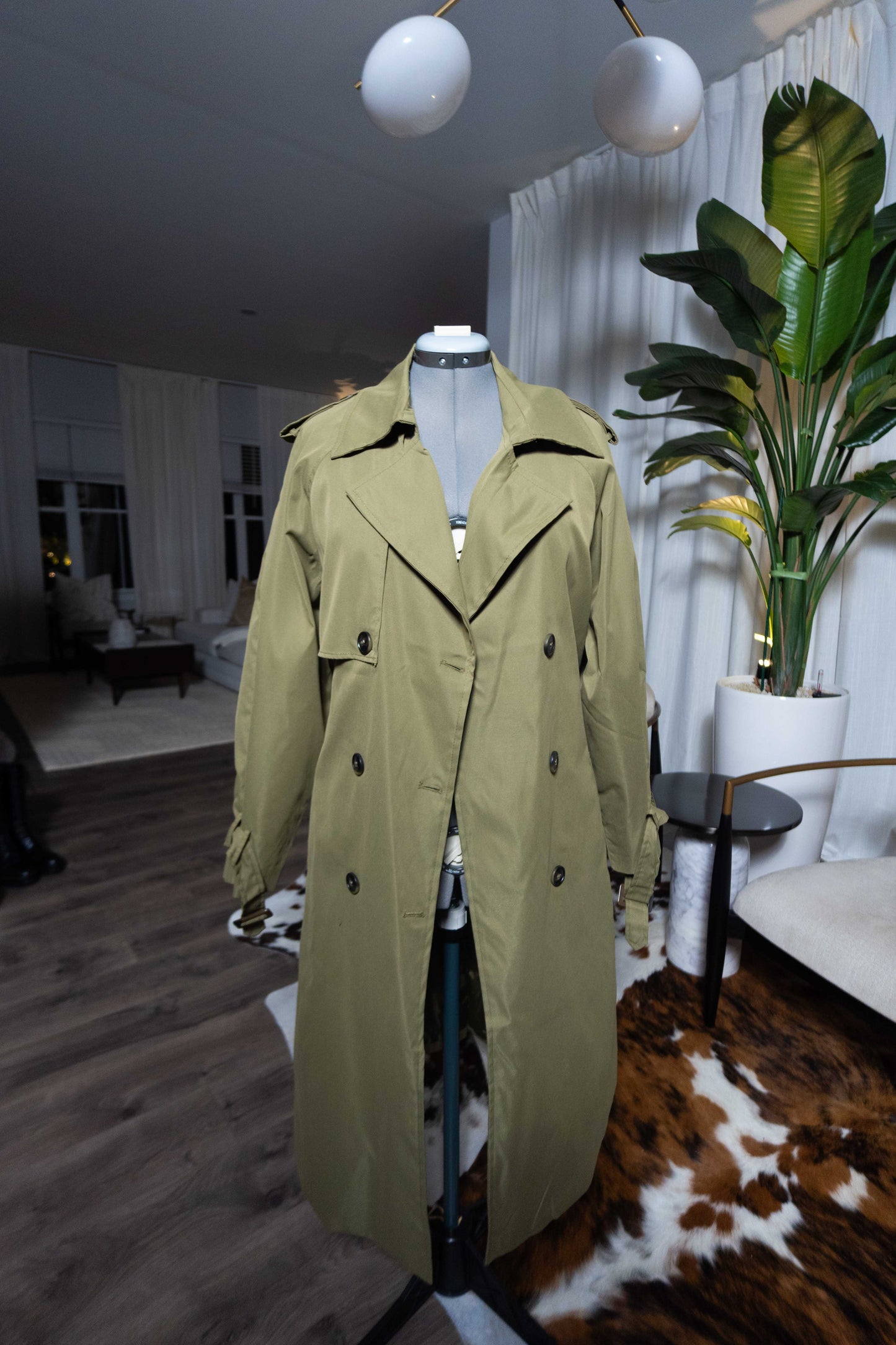 Petal & Pup Trench Style Coat