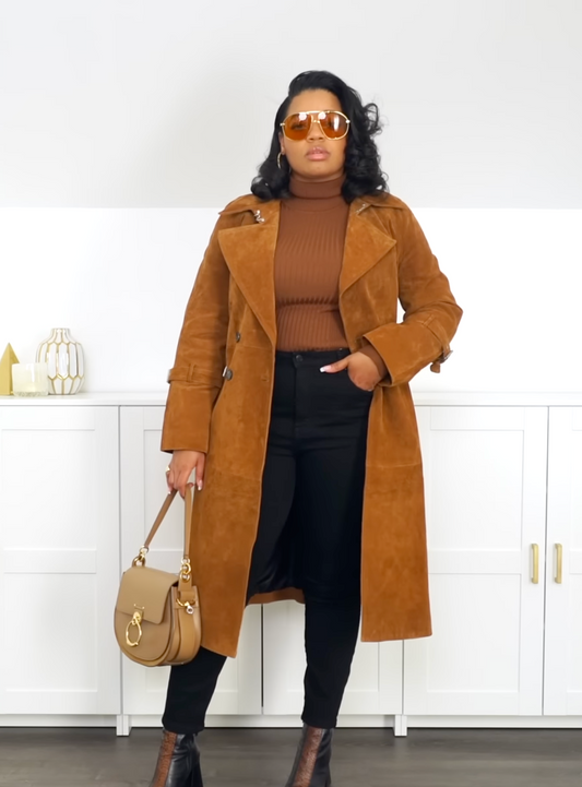 Avec Le Fille Suede Coat (size: XL, new with tags)