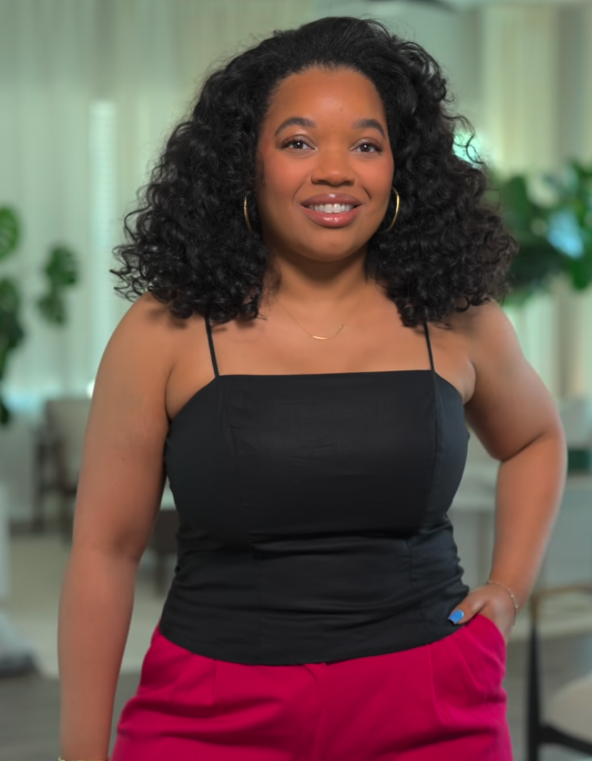 Express Linen-Blend Top (Large)