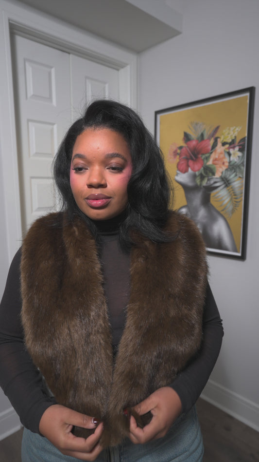 Zara Faux Collar Scarf