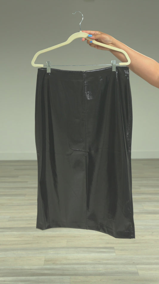Gap Patent Skirt Size 14