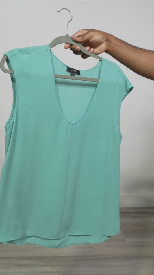J.crew top Light Green - Size 12