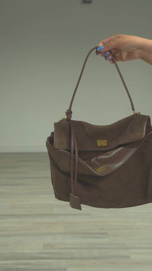 Suede Tote