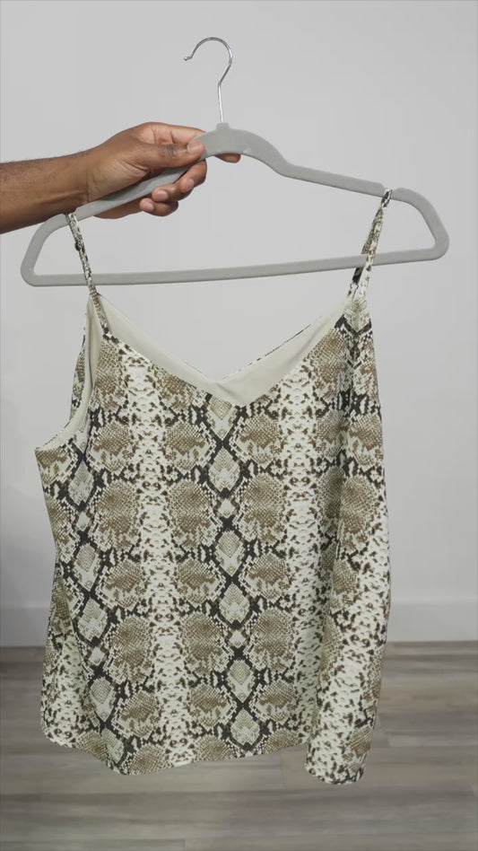 Banana Republic Snake Cami - Size Large